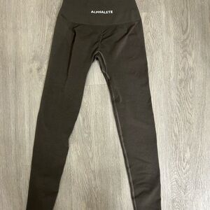 Alphalete Charcoal High-Waisted Leggings